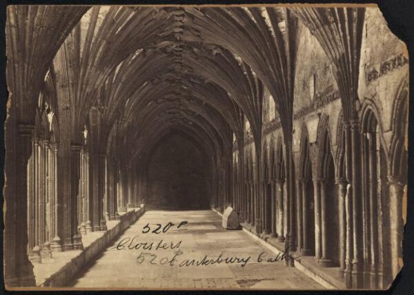 Francis Frith, Cloisters.  Canterbury Cath'l