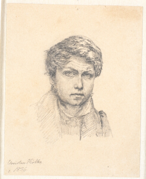 Christen Købke, Kunstnerens selvportræt