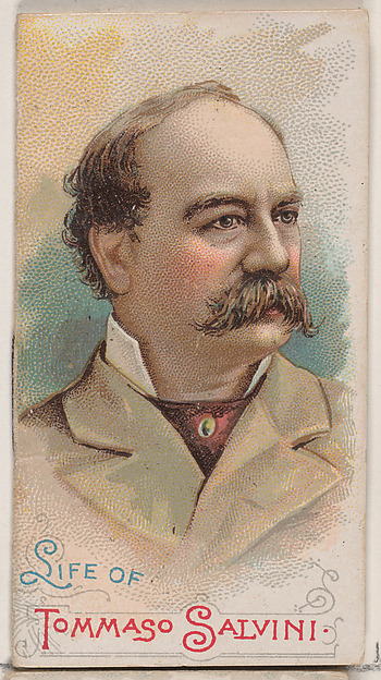 W. Duke, Sons & Co., Life of Tommaso Salvini, from the Histories of Poor Boys and Famous People series of booklets (N79) for Duke brand cigarettes