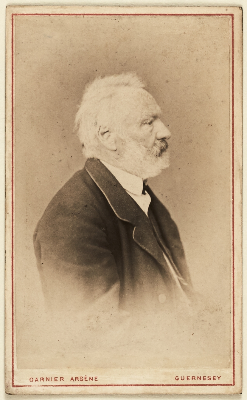 Arsène Garnier, Victor Hugo de profil à Guernesey