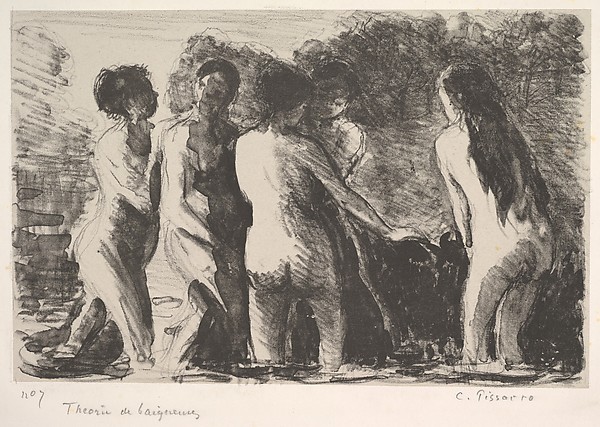 Camille Pissarro, Group of Bathers