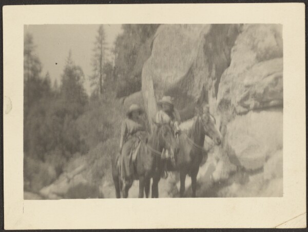 Louis Fleckenstein, [Two Figures on Horseback]