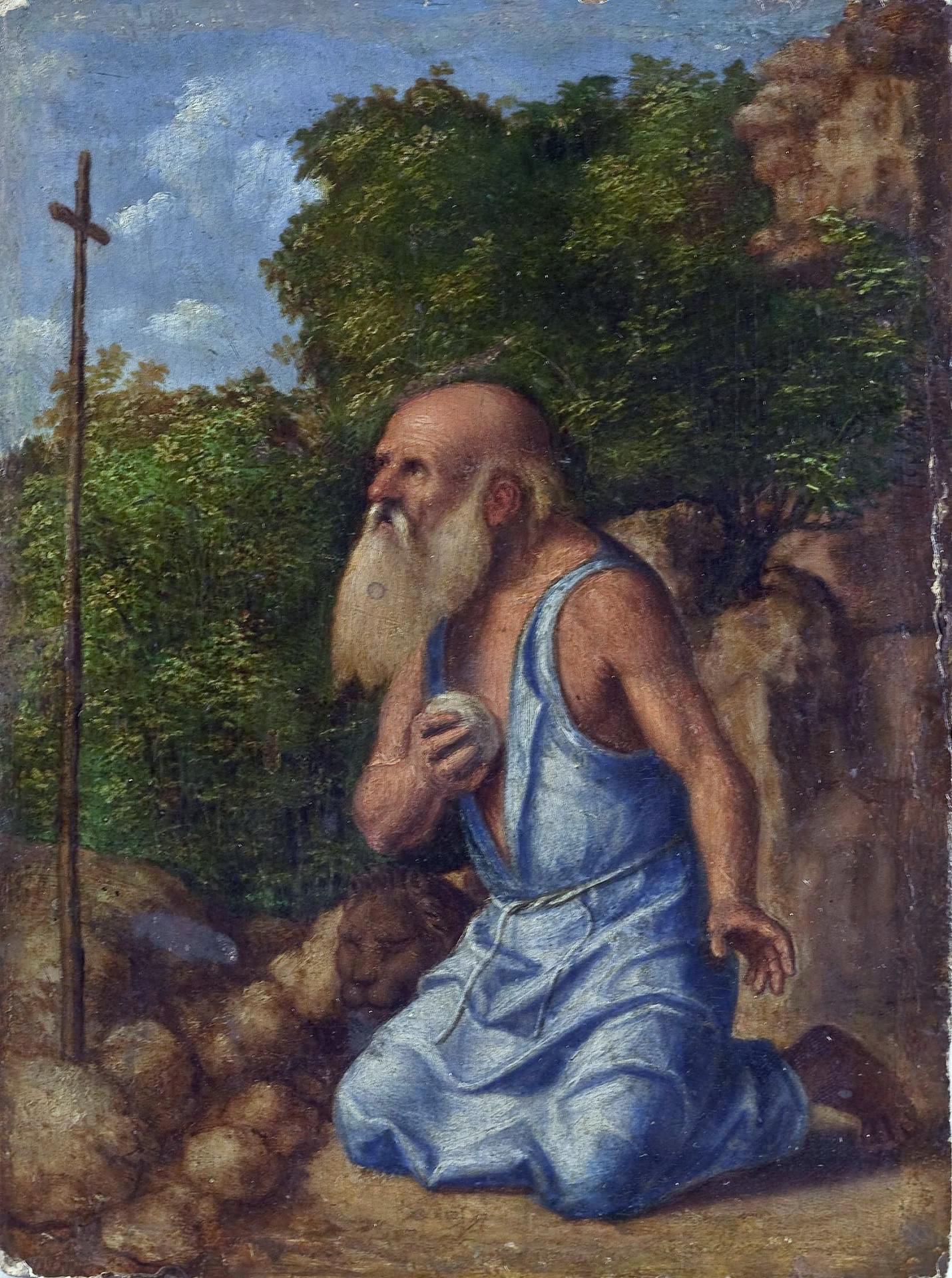 Giovanni Battista Cima da Conegliano, St Jerome in the Desert