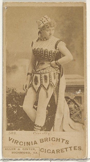 Allen & Ginter, Card 508, Conolly, from the Actors and Actresses series (N45, Type 1) for Virginia Brights Cigarettes