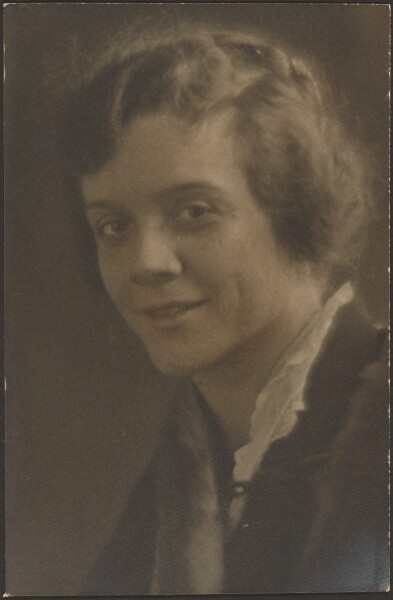 Louis Fleckenstein, [Portrait of a Woman Wearing Fur Trim]