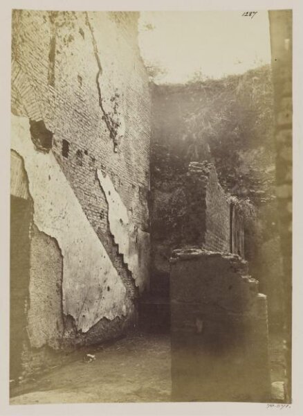 Parker, John Henry, House of Nero - Servants' Apartment, with plastered walls and marks of a staircase and upper floor