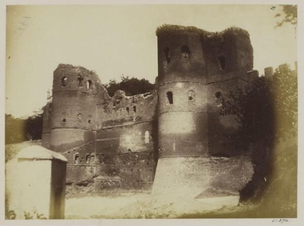 Parker, John Henry, Gates of Rome - Porta Asinaria, exterior, A.D. 180 (?), or Aurelian, 275 (?)