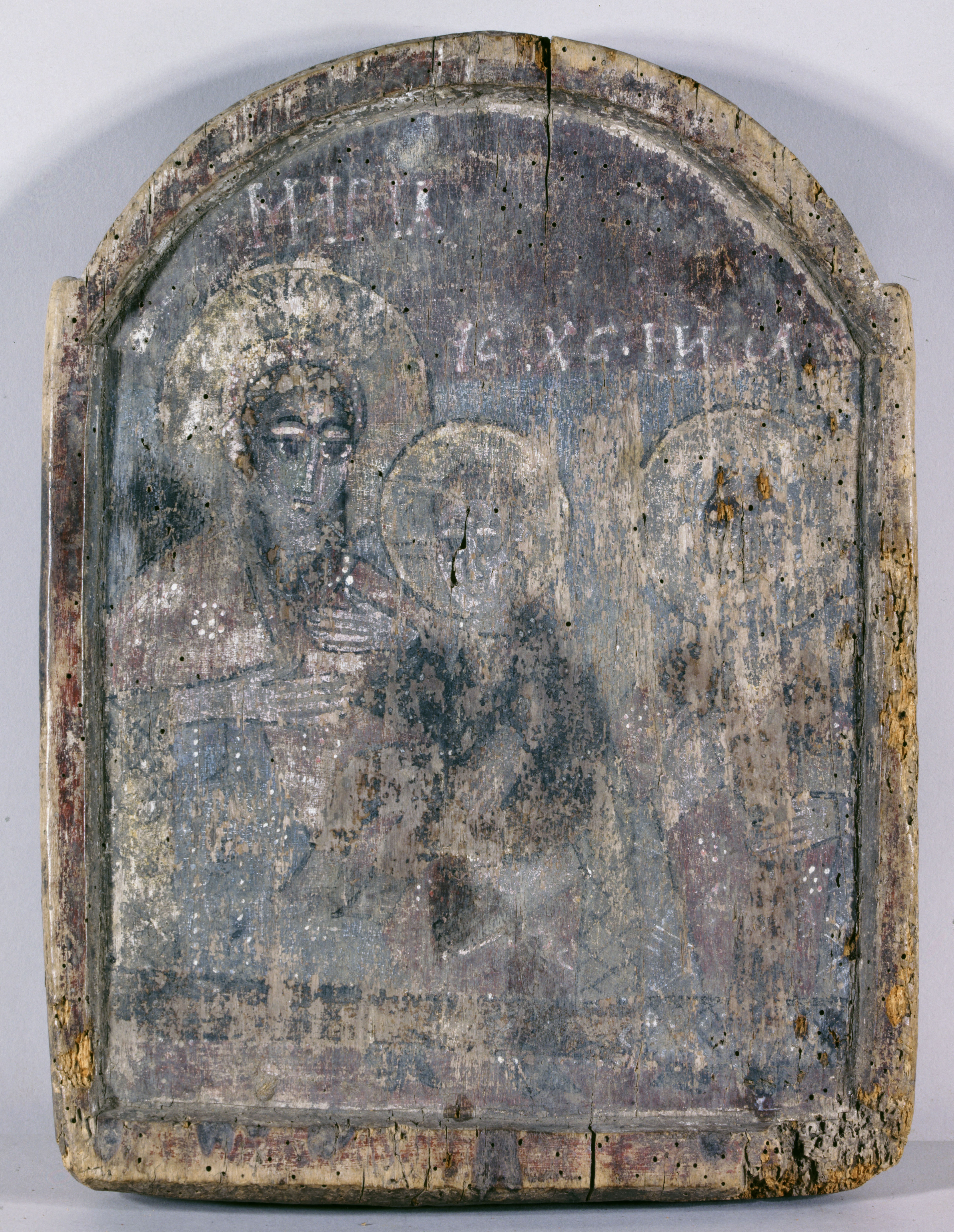 École Copte, Vierge à l'Enfant avec un saint