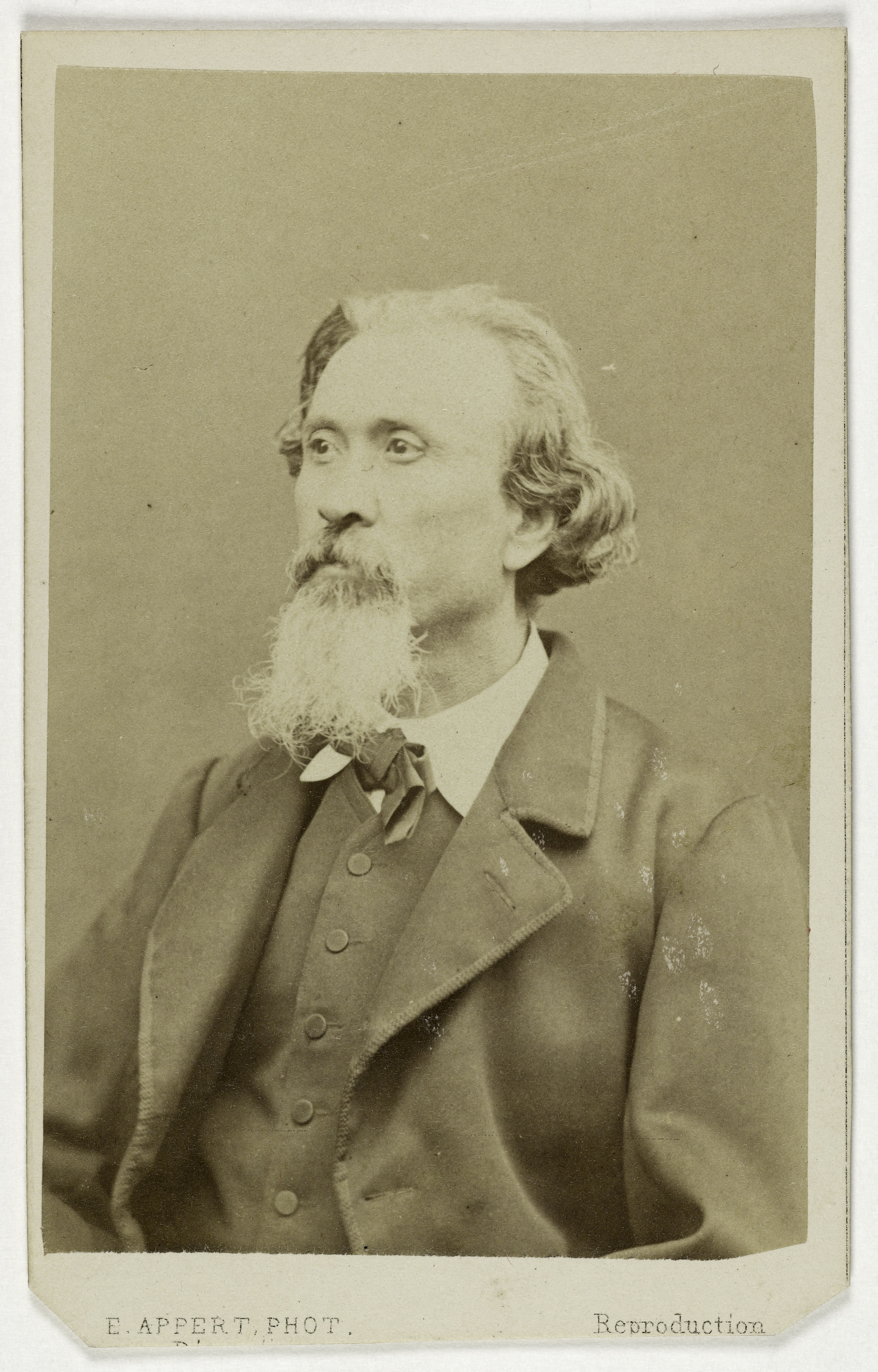 Ernest Charles Appert, Portrait de Greffier Joseph, (membre de la Commune, Colonel des Vengeurs de Flourens)