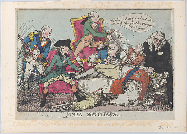 Thomas Rowlandson, State Butchers