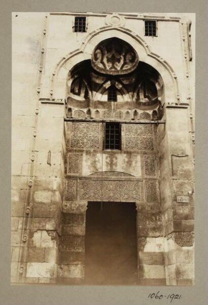K.A.C. Creswell, Entrance portal of the mosque and mausoleum of Mamluk Amir Janim al-Bahlawan, Cairo
