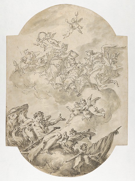 Gaspare Diziani, Glorification of the Widmann Family