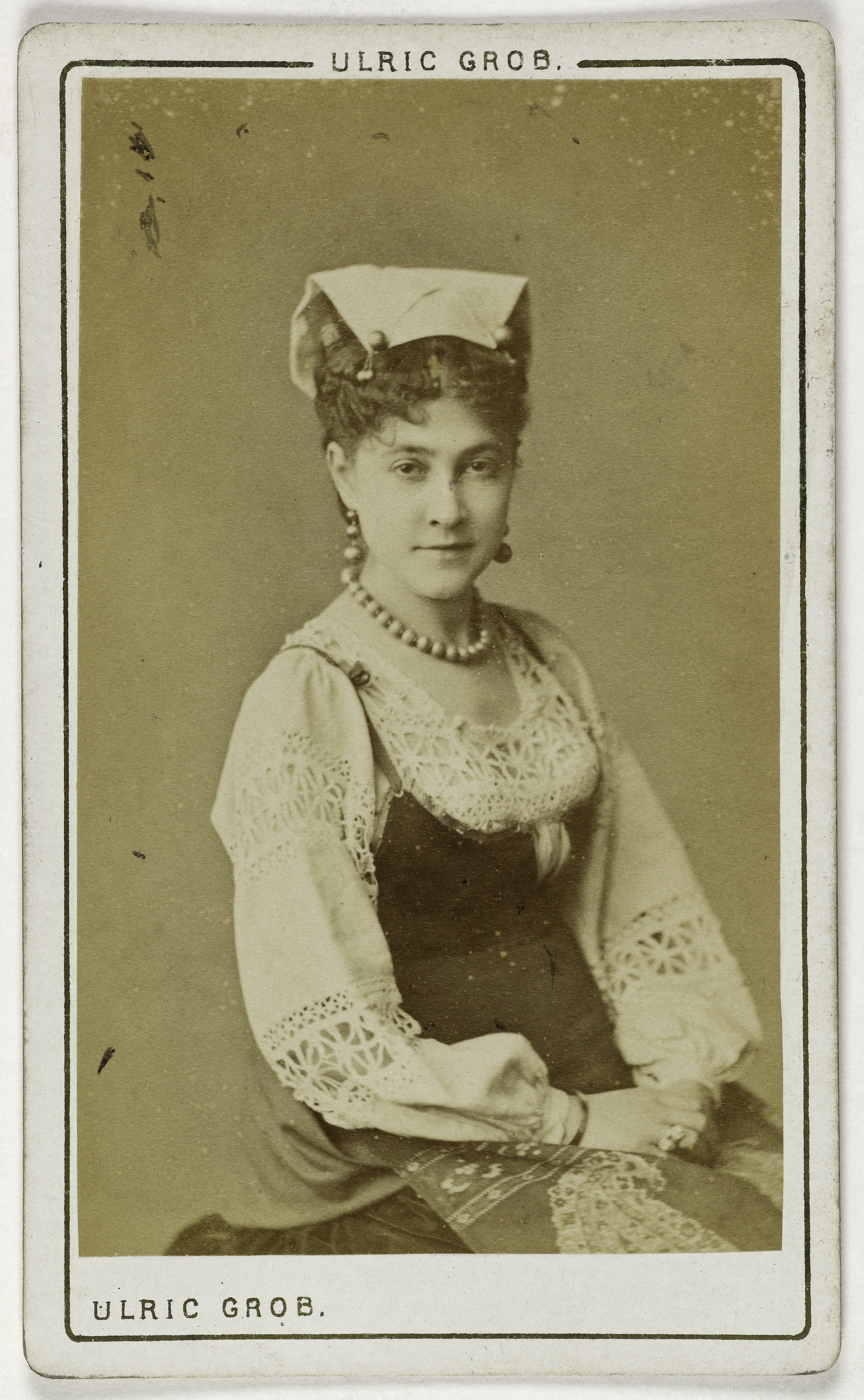 Ulric Grob, Portrait d'Héricourt, (actrice au Palais-Royal)