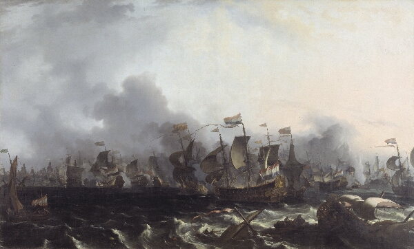 Ludolf Bakhuizen, "Firedags søslaget" den 11.-14.juni 1666