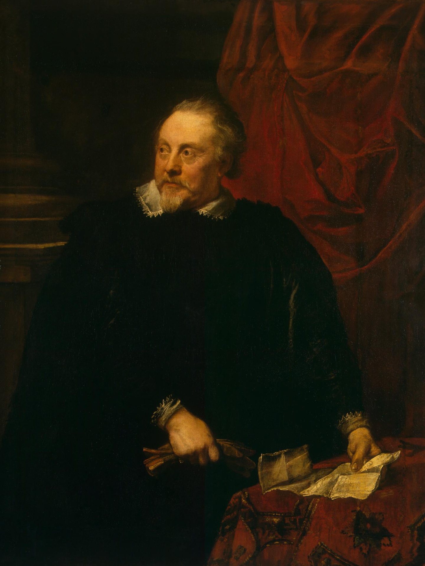 Anthony van Dyck, Portrait of a Man (Portrait of Mark-Antoine Lumagne ?)