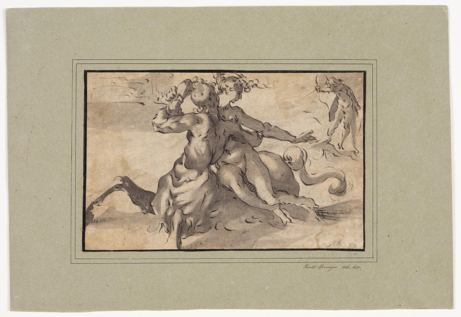 Bartholomeus Spranger, Herkules, Deianira og kentaueren Nessus