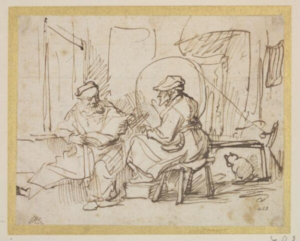Rembrandt van Rijn, Tobit Reading the Bible to his Wife, Anna (Apocrypha, Book of Tobit)