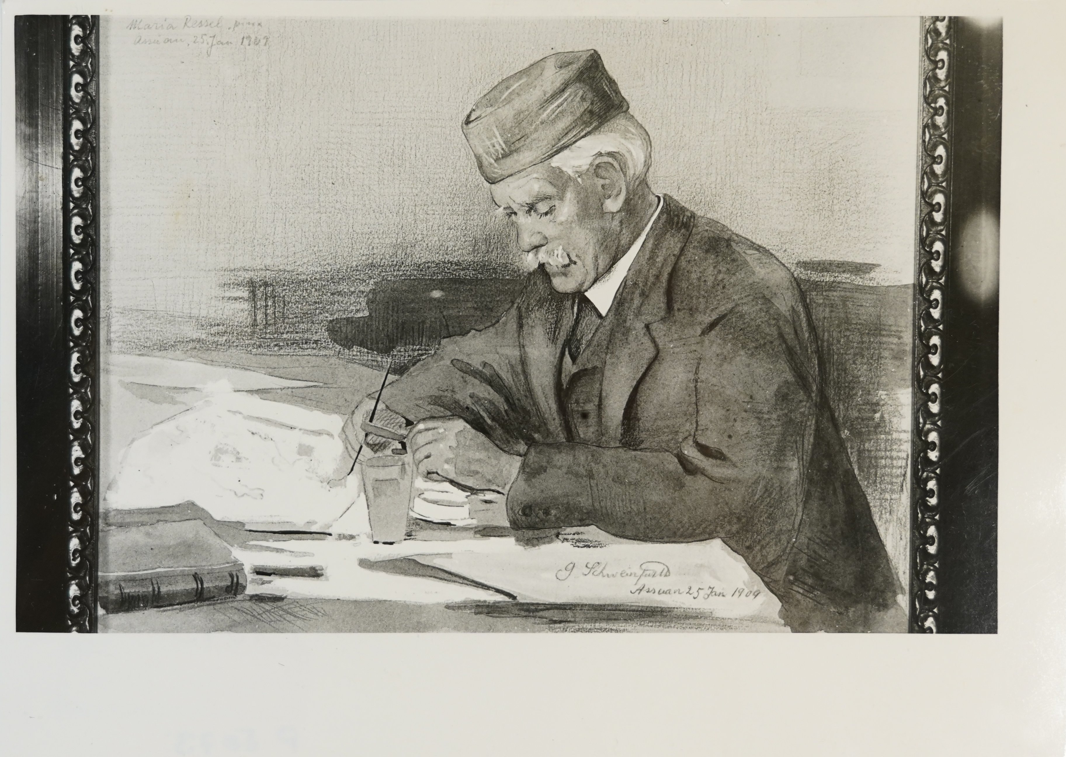 Maria Ressel, Porträt von Georg Schweinfurth (1909)