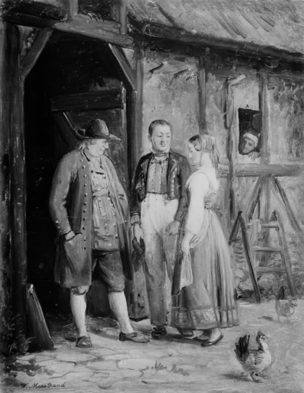 Wilhelm Marstrand, Kæresten præsenteres