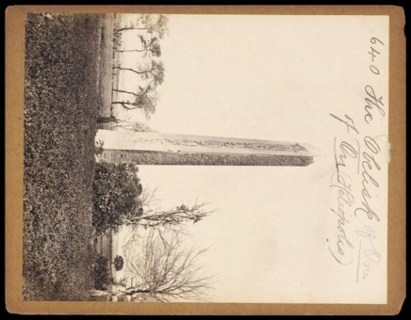 Francis Frith, The Obelisk of On (Heliopolis)