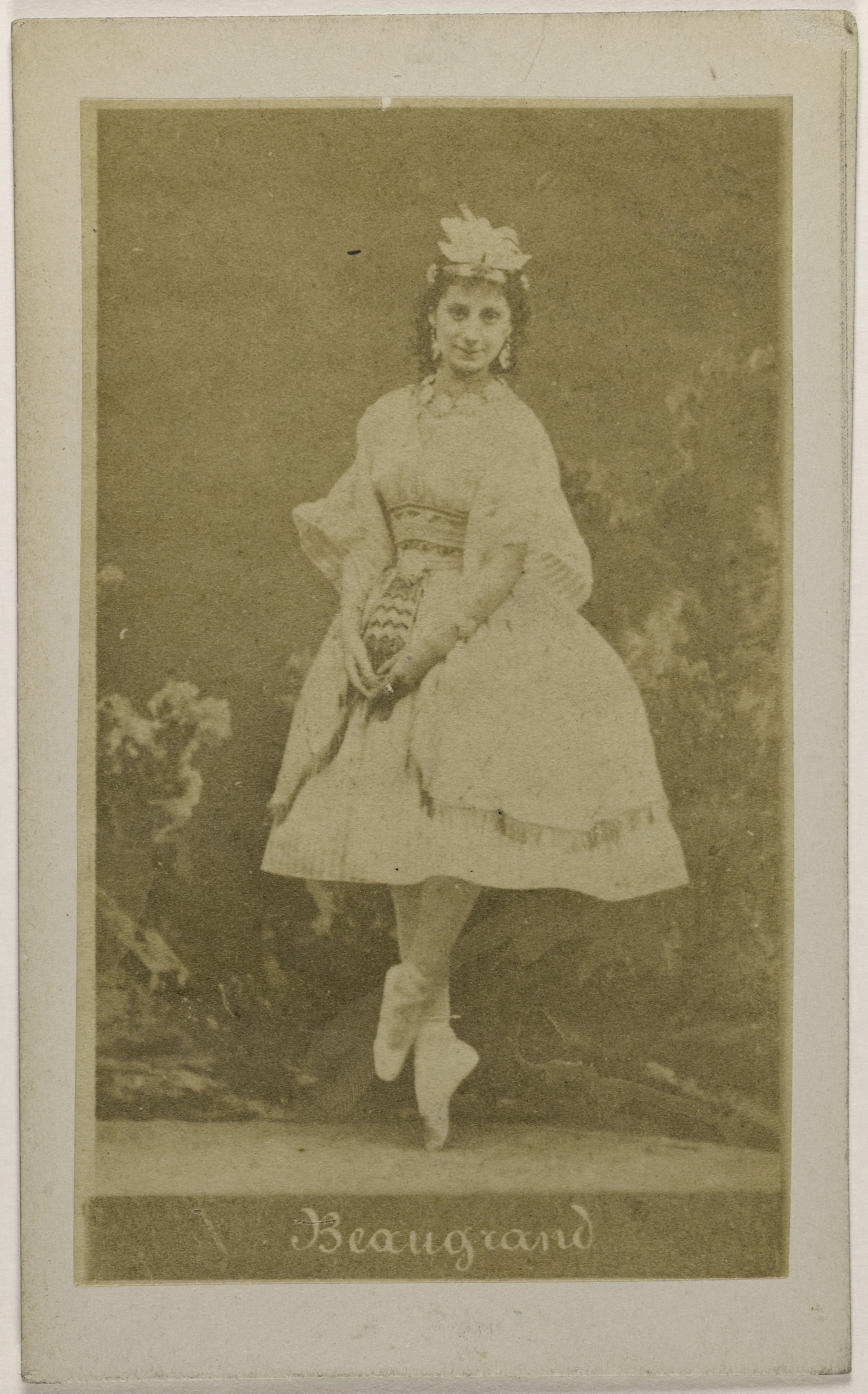 Anonyme, Portrait de Beaugrand, Léontine, (danseuse)