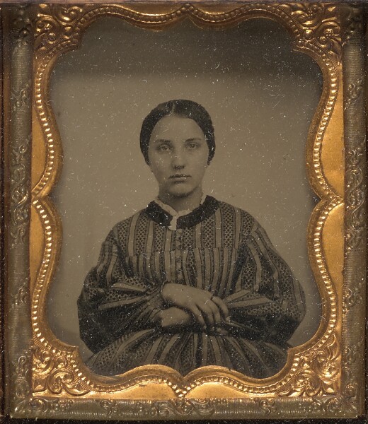 Unknown, [Young woman seated]