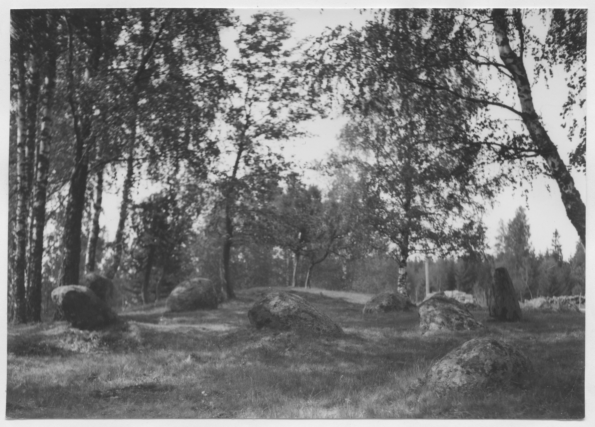 Mårten Sjöbeck, Tormansbål, järnåldersgravfält