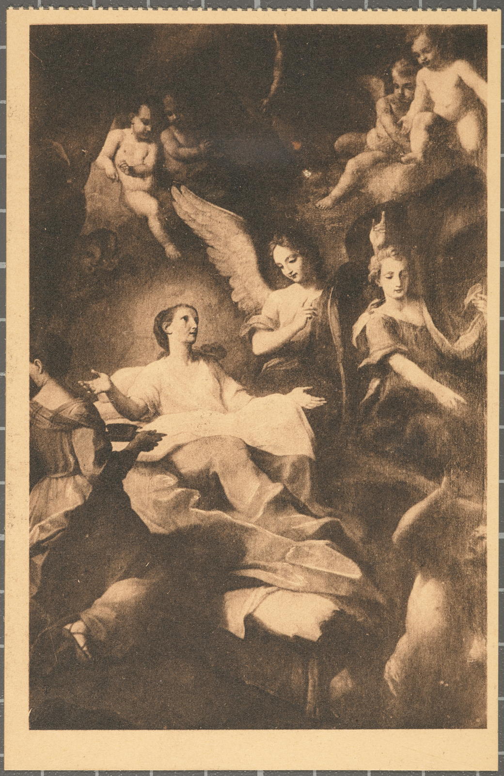 Desconegut, S. CATERINA - GENOVA Visión del Purgatorio (Iglesia-Cuadro en la capilla á derecha)