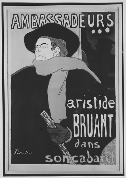 Henri de Toulouse-Lautrec, Ambassadeurs:  Aristide Bruant