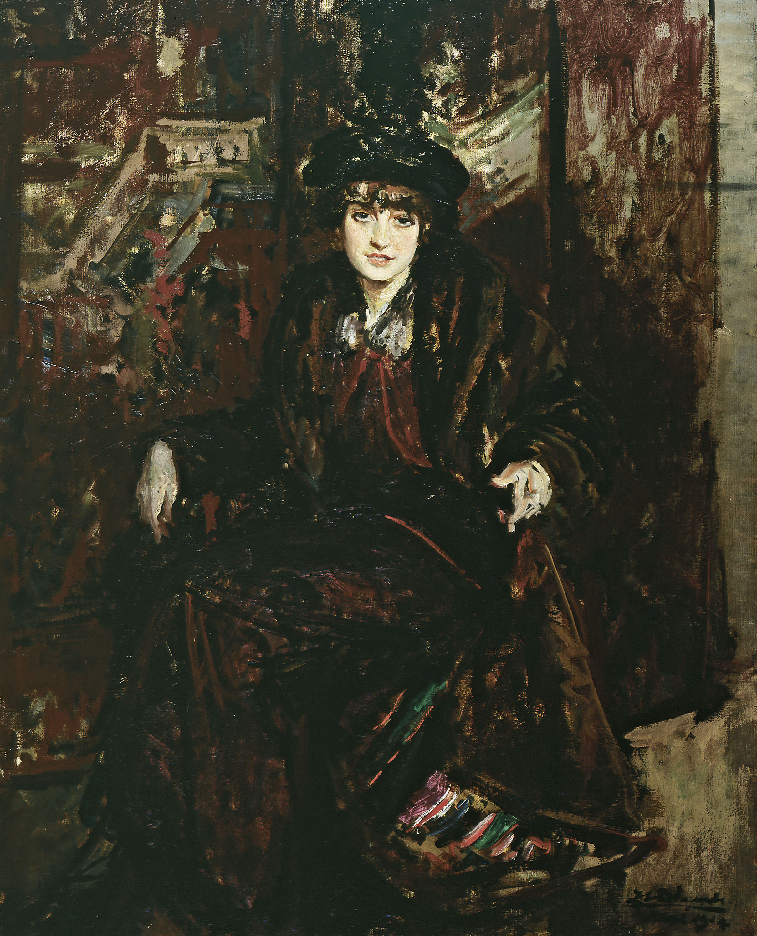Jacques-Émile Blanche, Portrait de Marguerite Decazes de Glucksbierg, princesse Jean de Broglie, depuis Honorable Mrs Reginald Fellows (1890-1962)