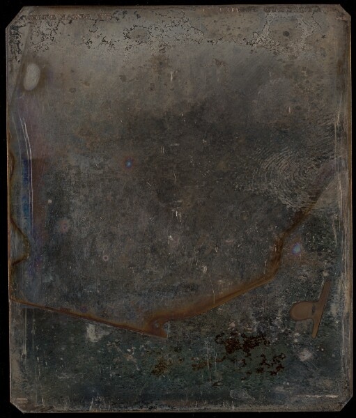 Unknown, [Daguerreotype plate with no image]