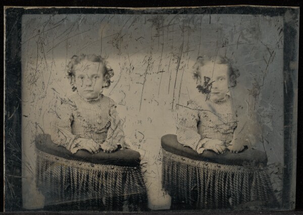 Jacob Byerly, [Double portrait of a little girl]