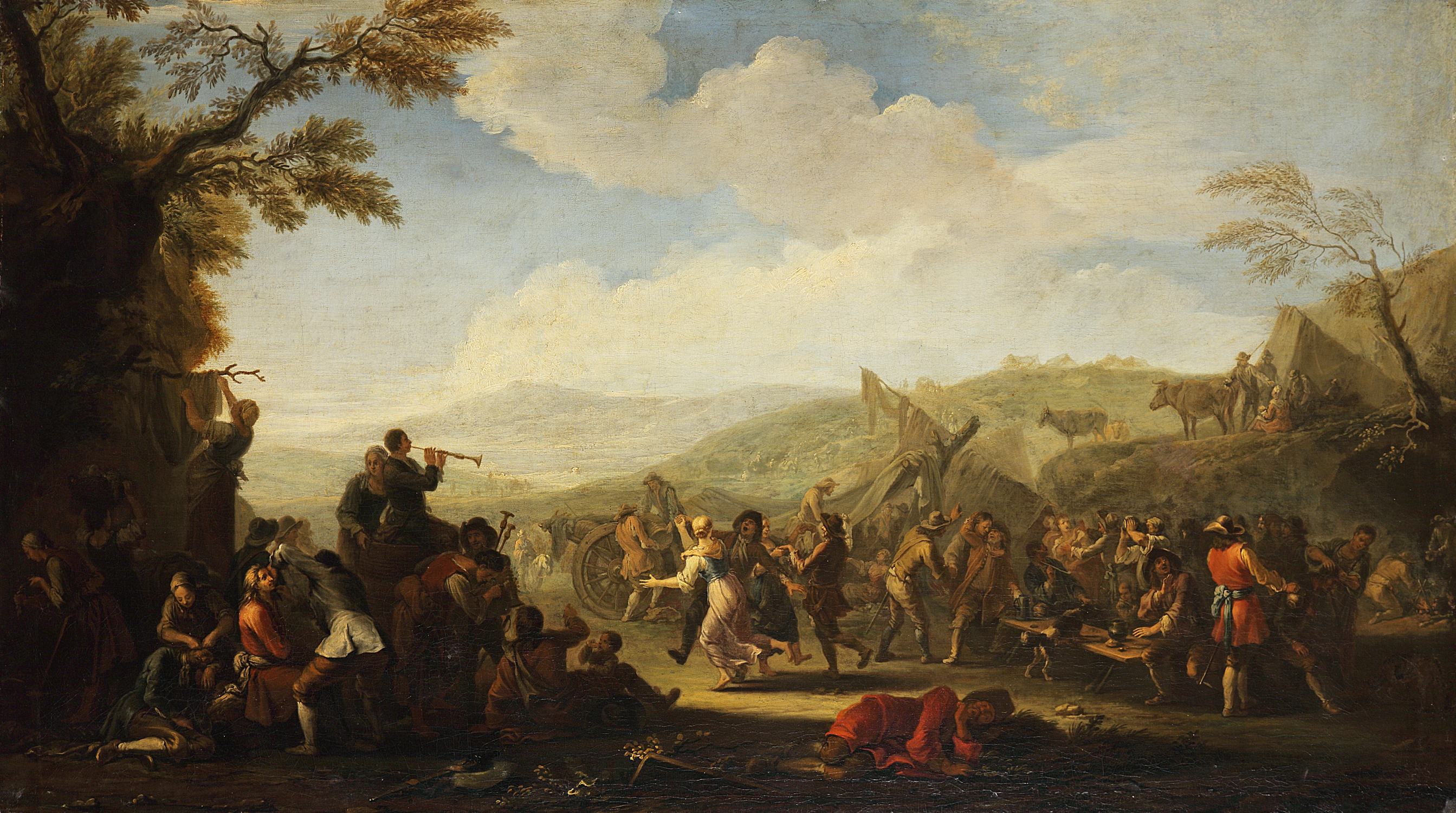 Georg Philipp Rugendas the Elder, Amusement in the Field Camp