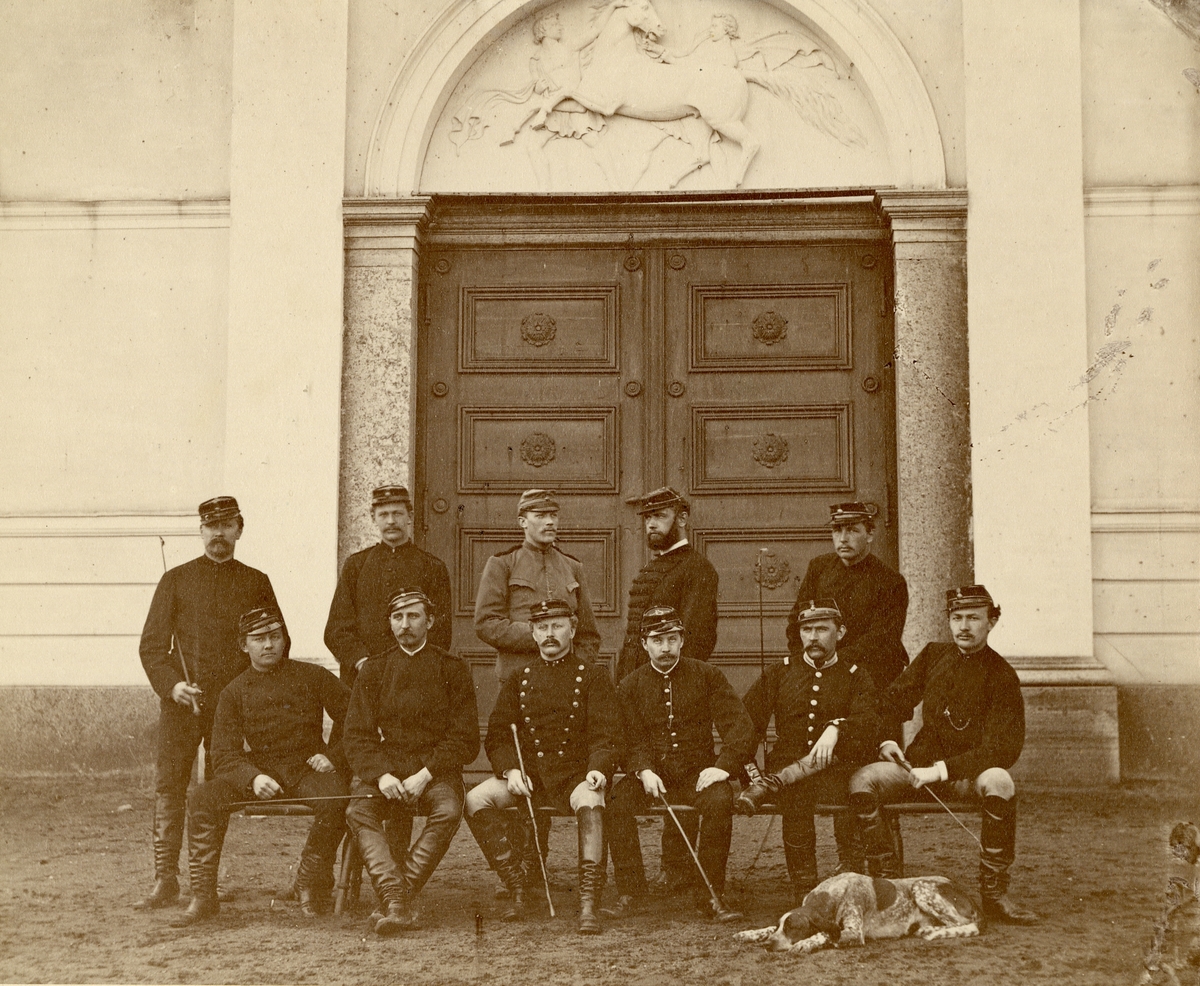 Olof Wiklund, Strömsholm 1876. För namn, se bild nr. 3.