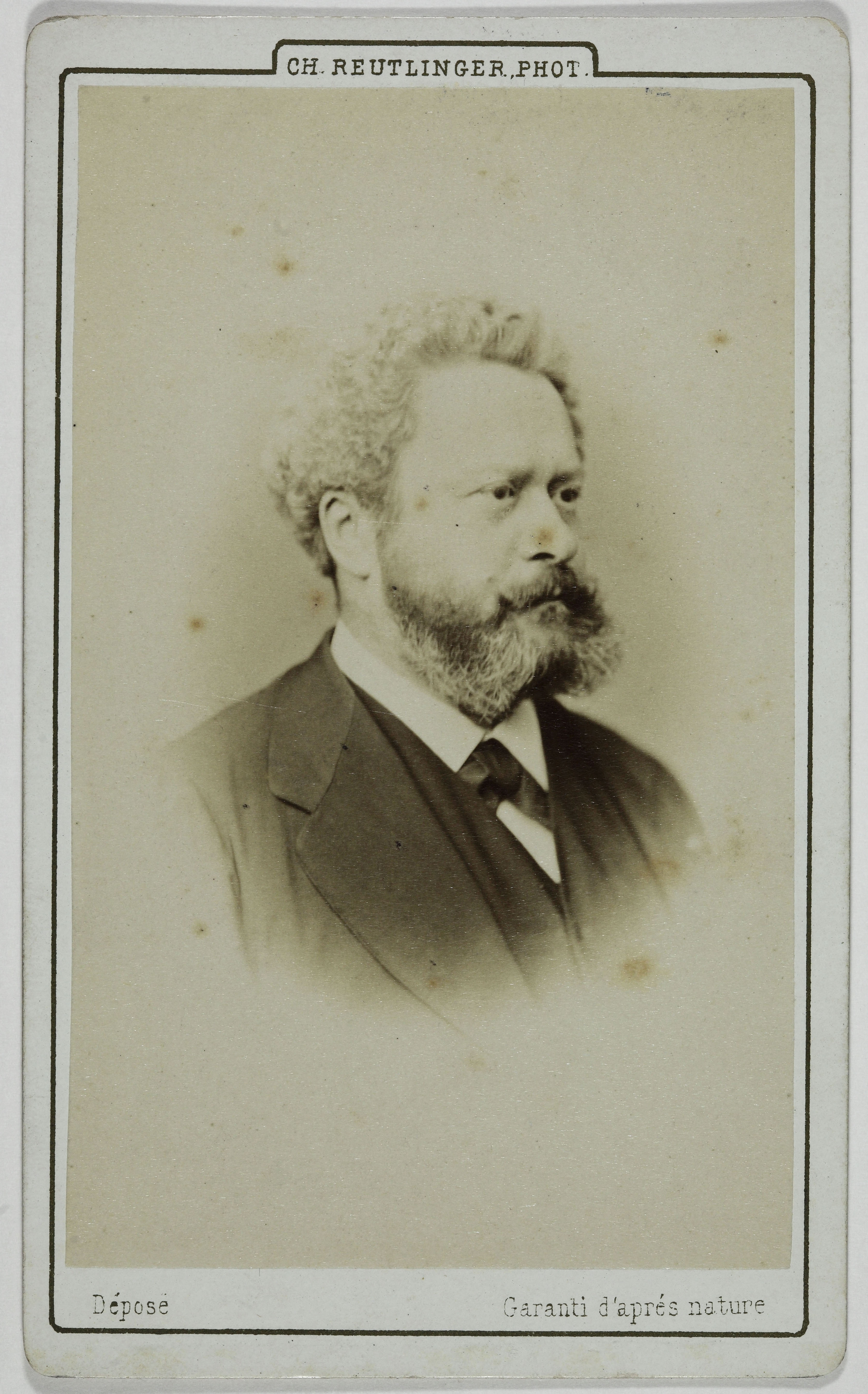 Charles Reutlinger, Portrait d'Edmond About (1828-1885), romancier, polémiste