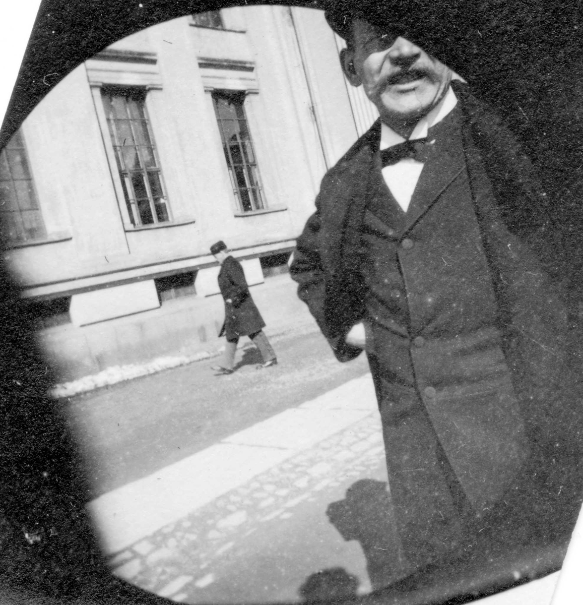Fredrik Carl Mülertz Størmer, Professor Birkeland utenfor Universitetet, Oslo.