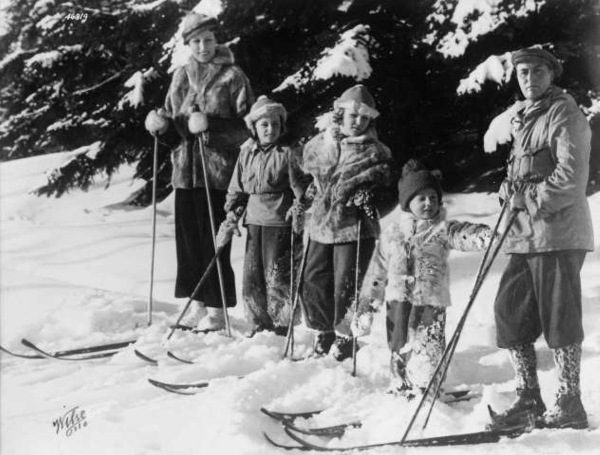 Anders Beer Wilse, Kronprins Olav med familie