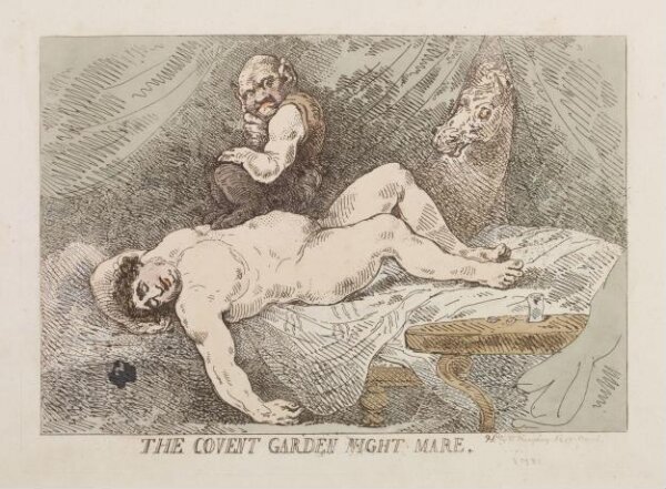 Thomas Rowlandson, The Covent Garden Night Mare