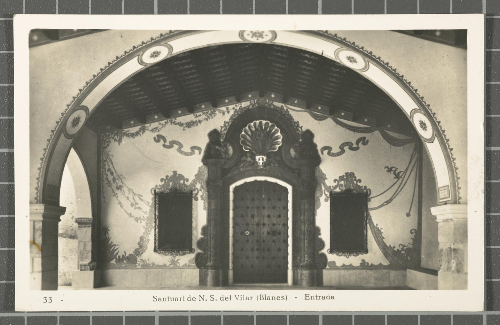 Desconegut, 33 - Sanctuary of N. del Vilar (Blanes). Entrance