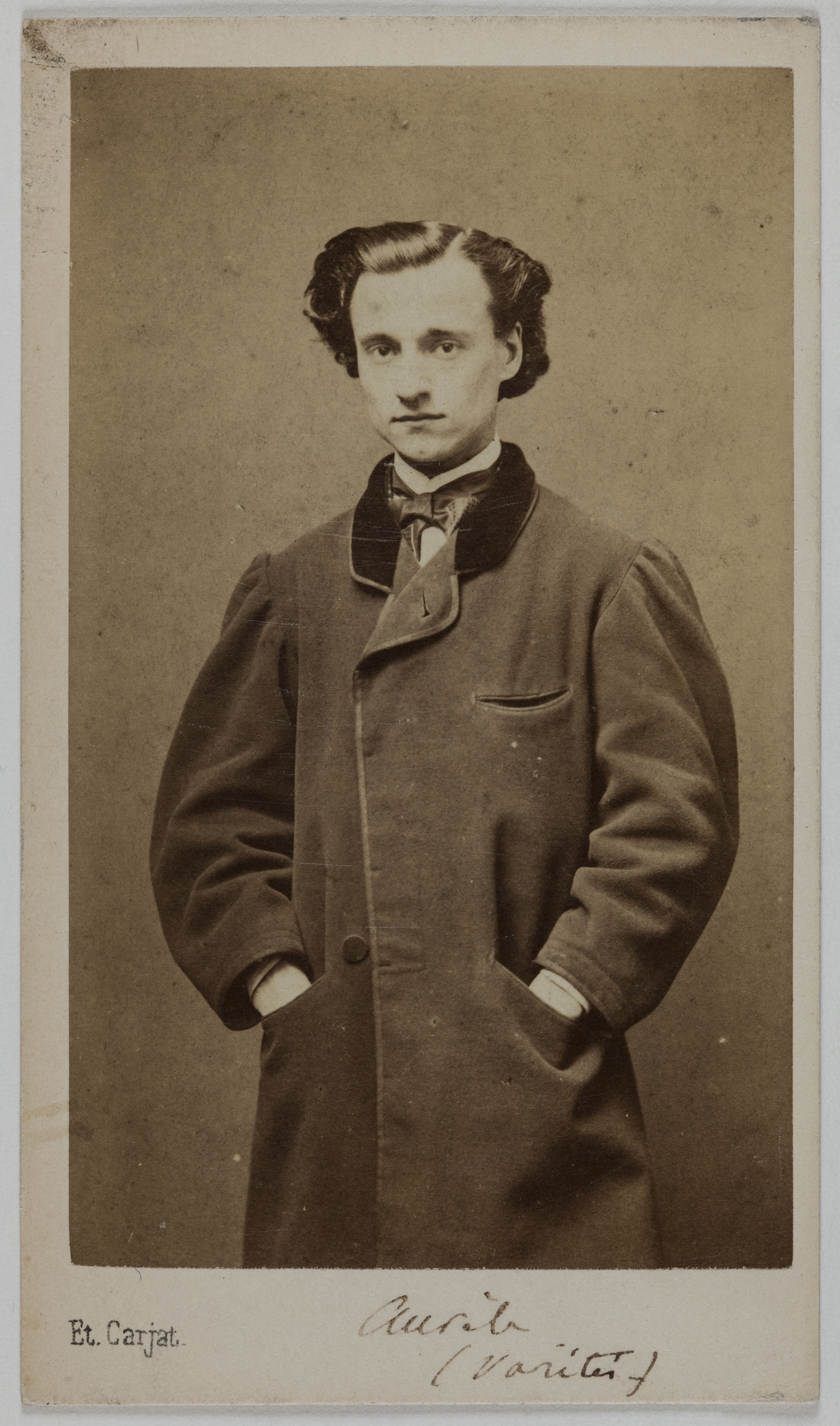 Etienne Carjat, Portrait d'Aurèle (acteur ?)
