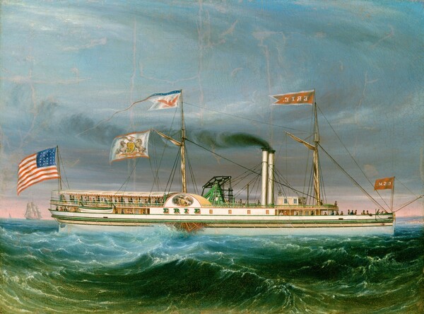 American 19th Century, Steamship "Erie"
