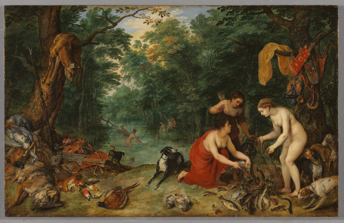 Jan Brueghel the Elder, Diana hunting with her nymphs