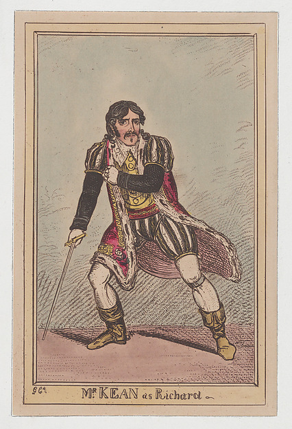 George Cruikshank, Edmund Kean as Richard III