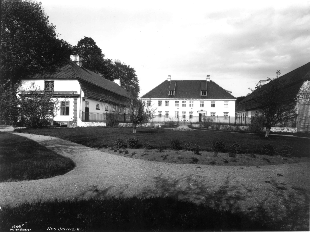 Anders Beer Wilse, Nes Jernverk i Tvedestrand med parken rundt.