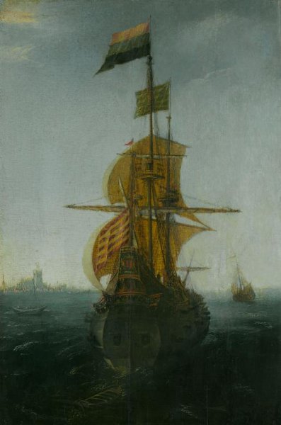 Abraham de Verwer, An Amsterdam East Indiaman