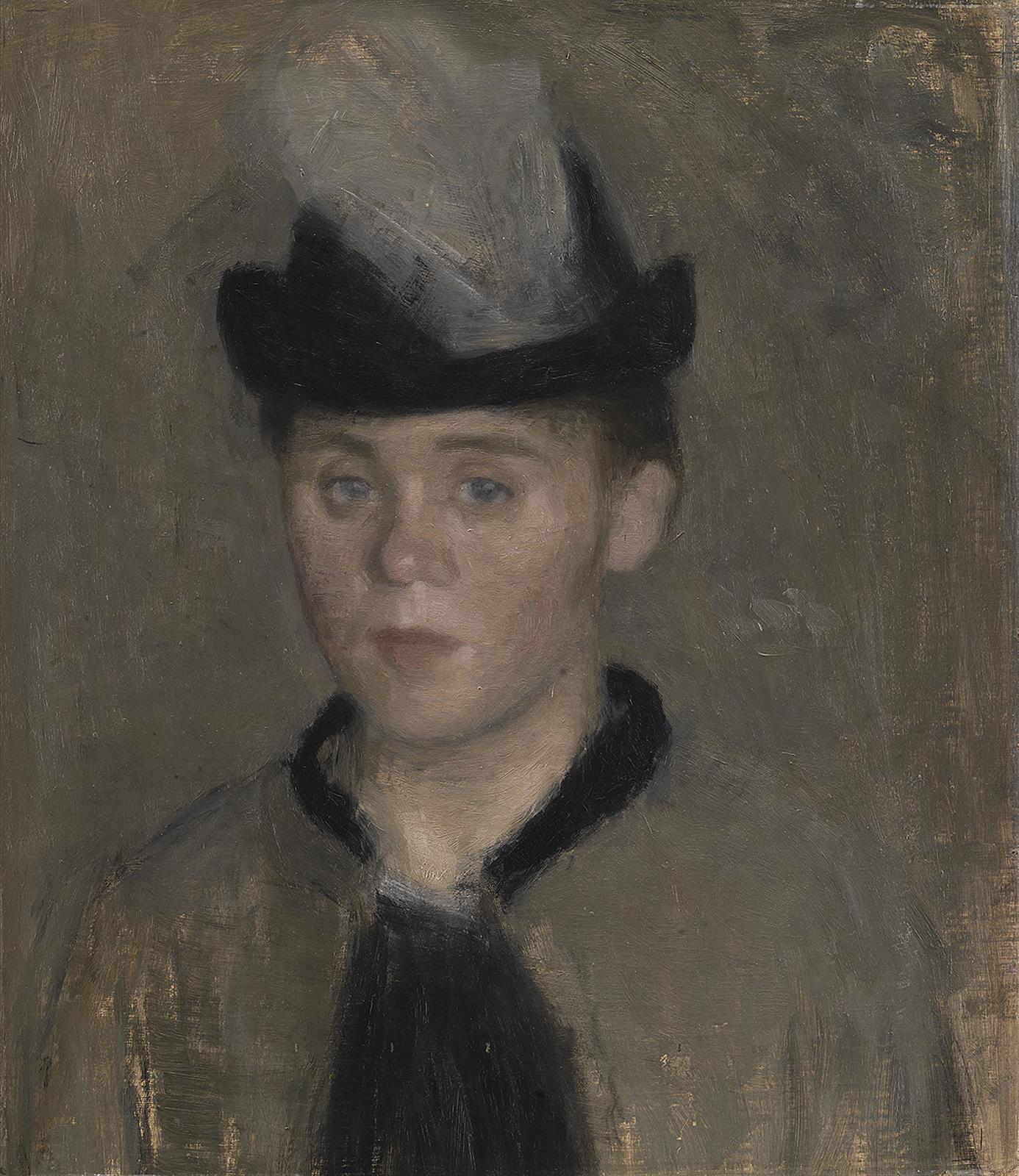 Vilhelm Hammershøi, Ida Ilsted, kunstnerens forlovede. Studie