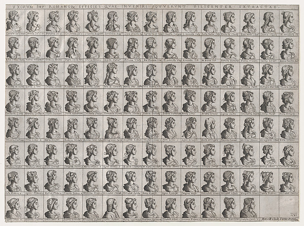 Anonymous, Portraits of the Wives of Emperors, from "Speculum Romanae Magnificentiae"