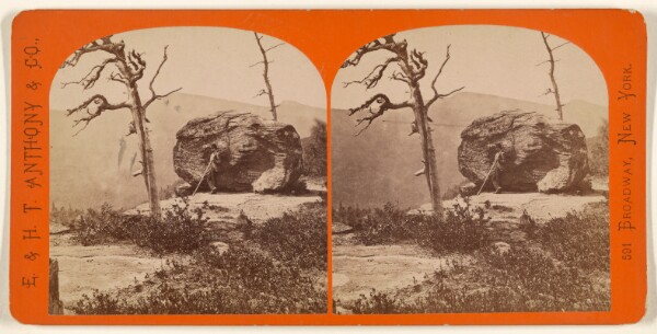 Edward and Henry T. Anthony & Co., The Glens of the Catskills. The Boulder on South Mountain.