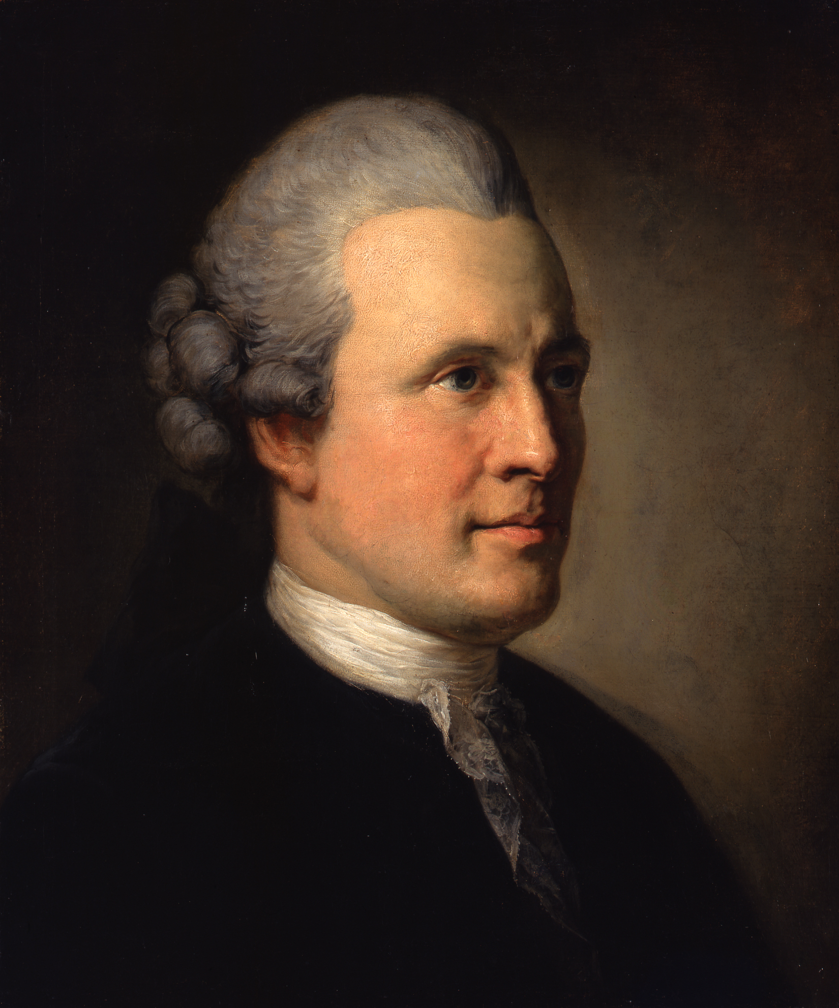 Anton Graff, Doctor and Philosopher Johann Georg, Ritter von Zimmermann