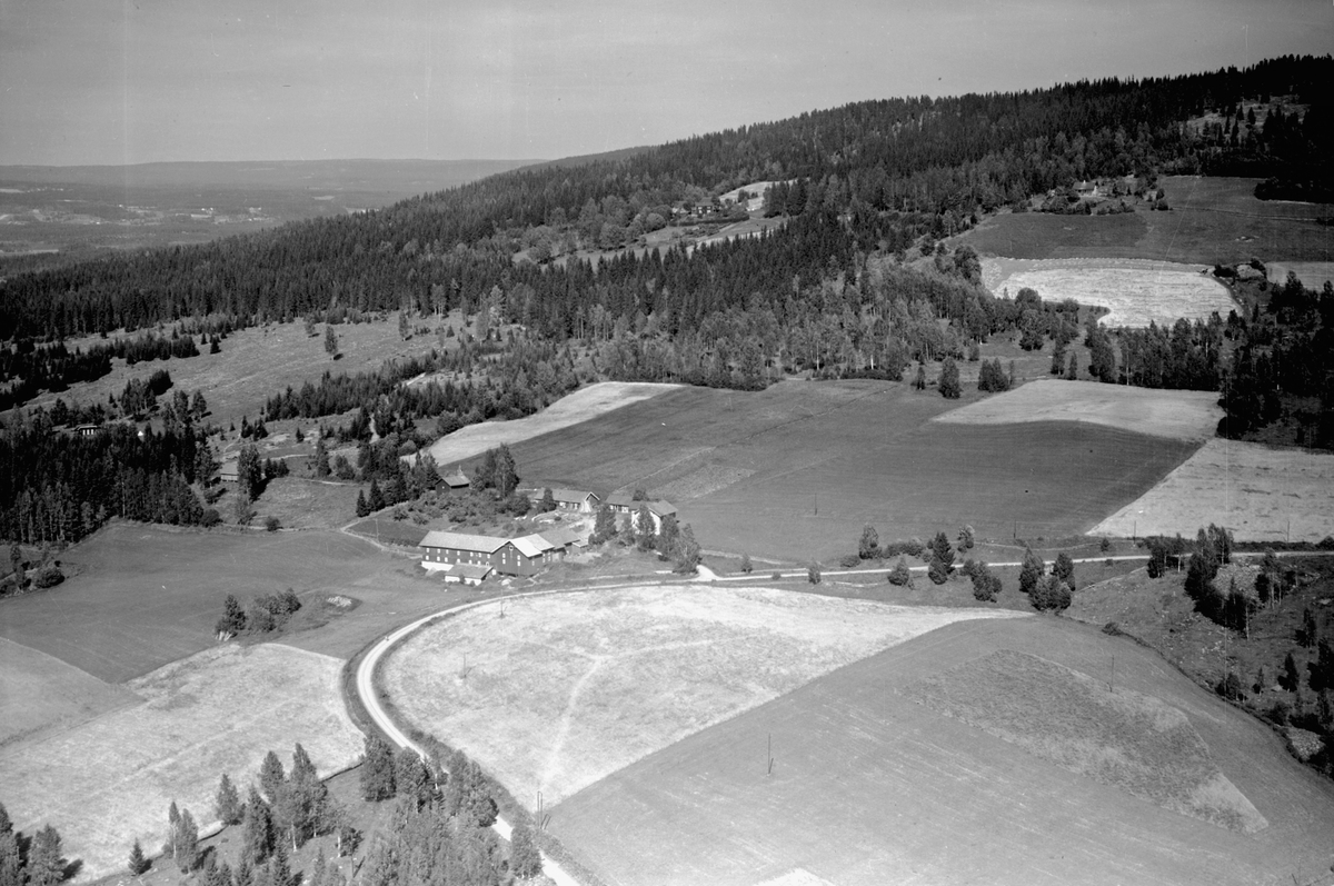 Anno Domkirkeodden, Flyfoto av Bårdset nedre, Moelv.